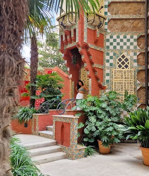 Colorful Mediterranean garden