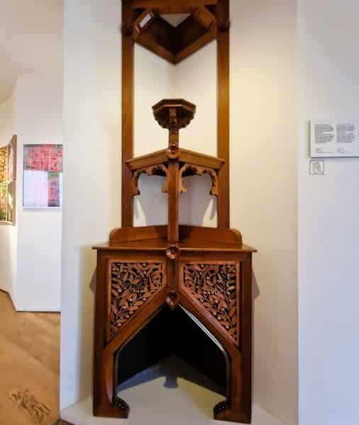 Furniture designed by Antoni Gaudi