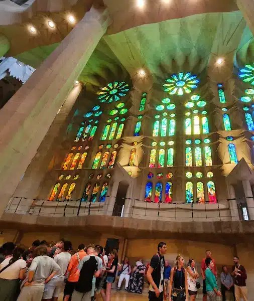 Inside the Sagrada Familia