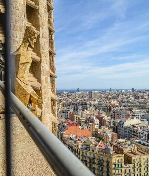 View from Sagrada Familia’s tower